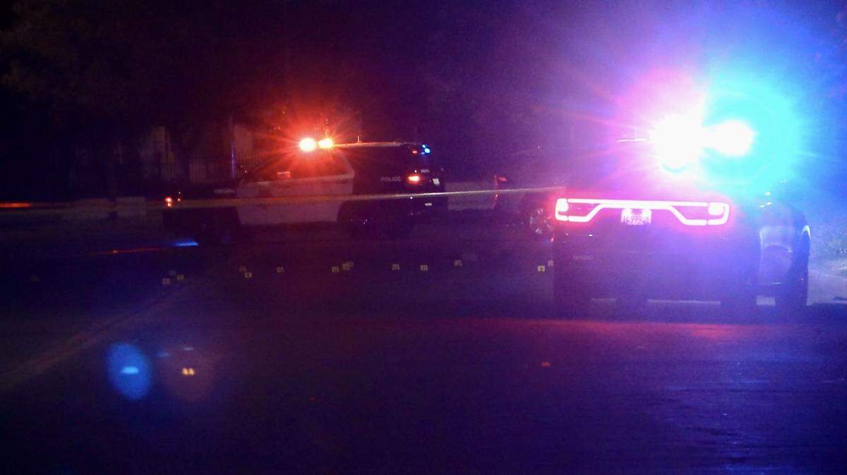 Six men were shot on Amador Street, near L Street in Fresno, California on Saturday, Oct. 26, 2024.