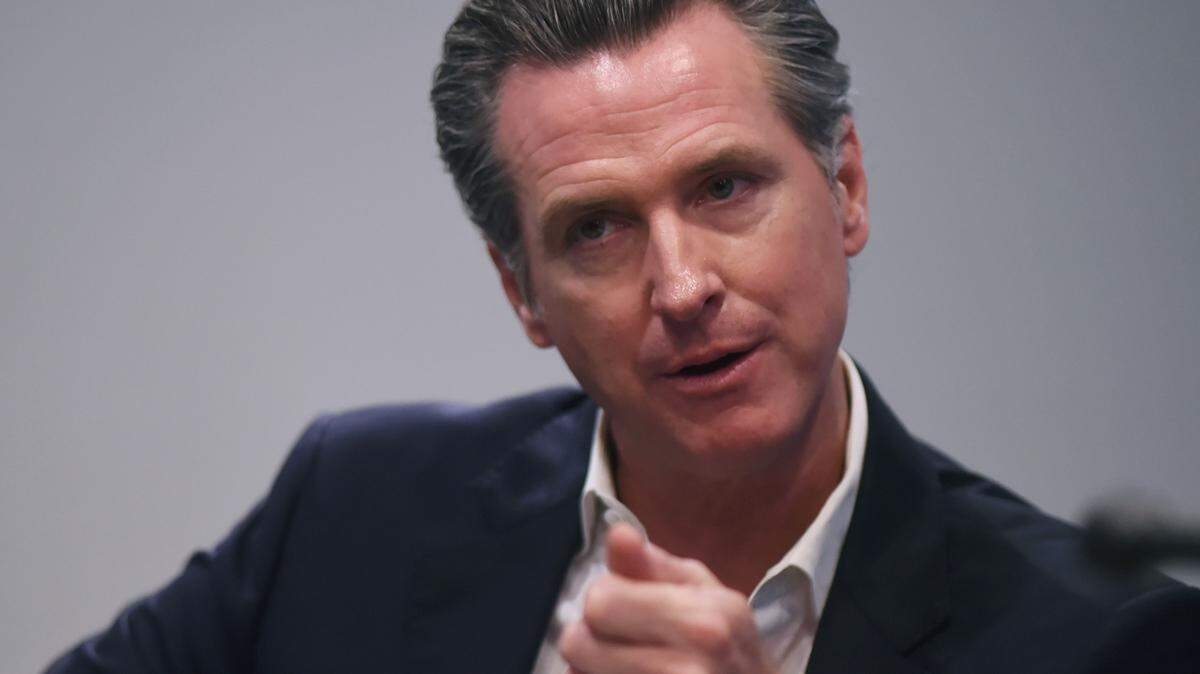 California Governor Gavin Newsom meets with the Fresno Bee’s editorial board Friday, Nov 8, 2019 in Fresno.