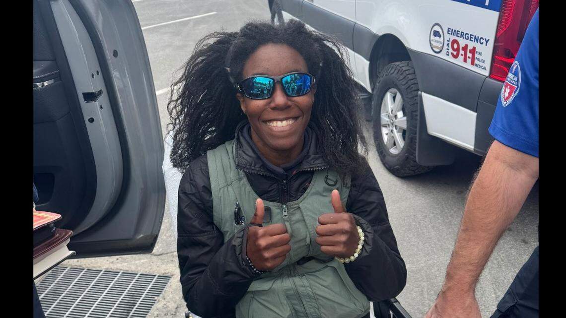 Tiffany Slaton was found Wednesday, May 14, 2025, in the Sierra Nevada of Fresno County, California, after she had gone missing in April while on a bicycle trip in the area.