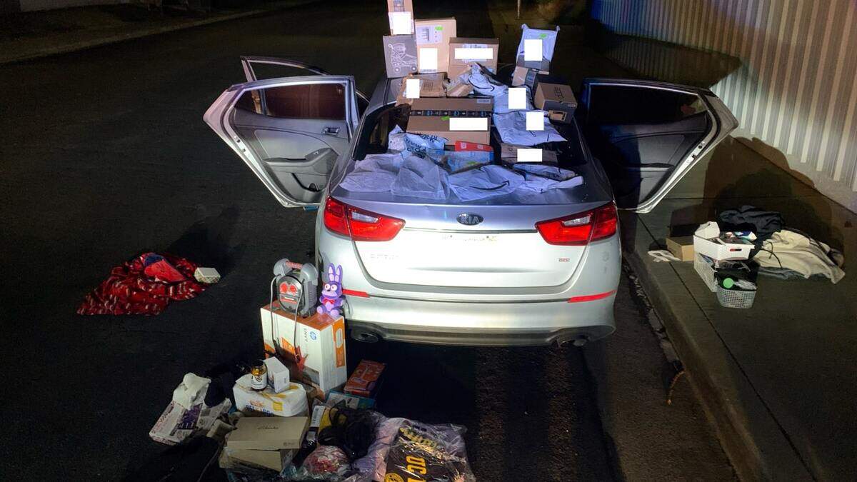 Clovis police say they arrested a man Wednesday, Dec. 14, 2022, they described as a “porch pirate,” who had several opened and unopened packages in his car they say he stole.