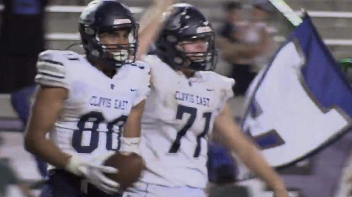Xavior Garcia of Clovis East wins The Fresno Bee Player of the Week for Week 7.