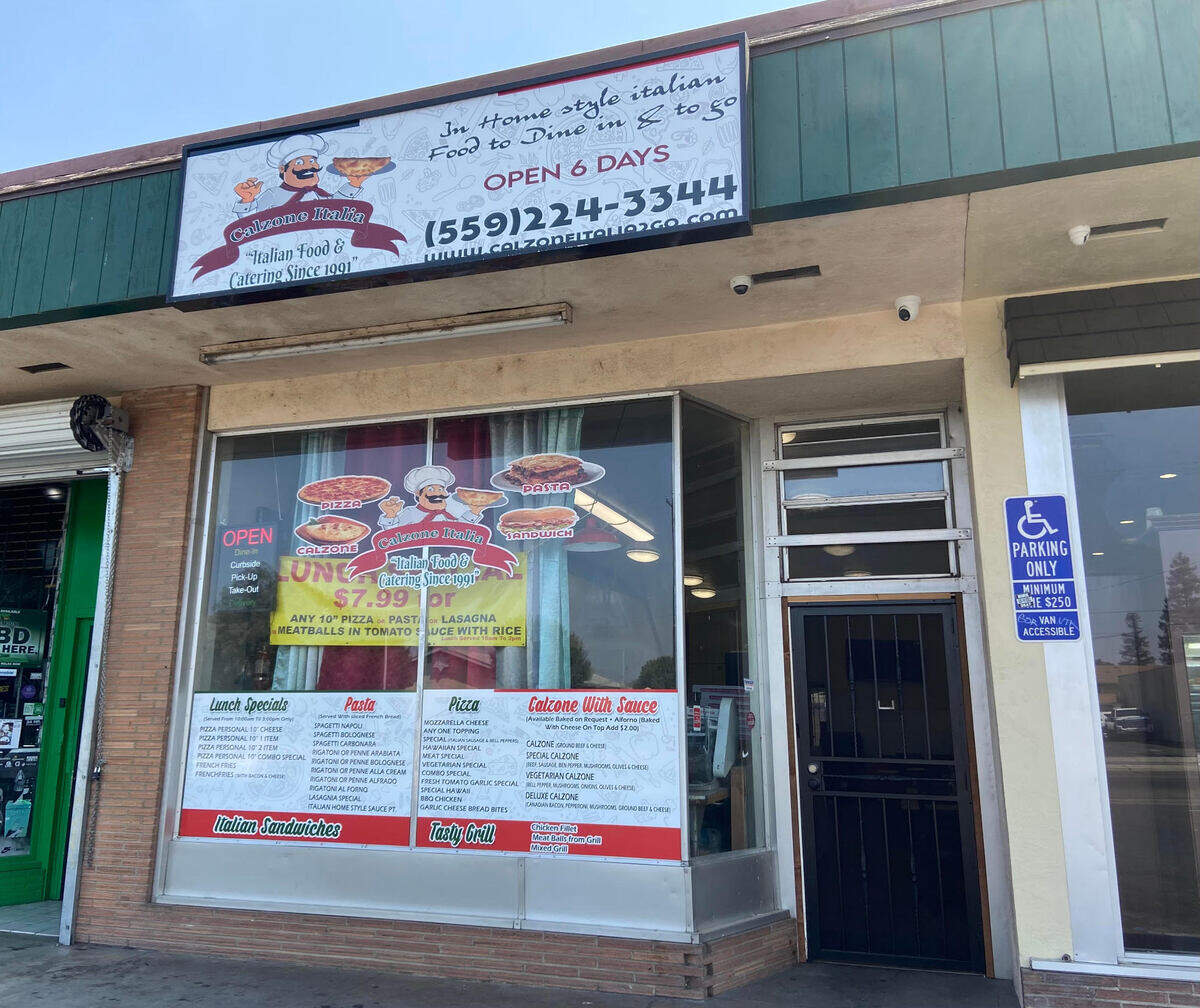 Calzone Italia has opened at Shields and Fruit avenues in what was Tony’s Pizzeria for 50 years. The restaurant serves pizza and calzone.