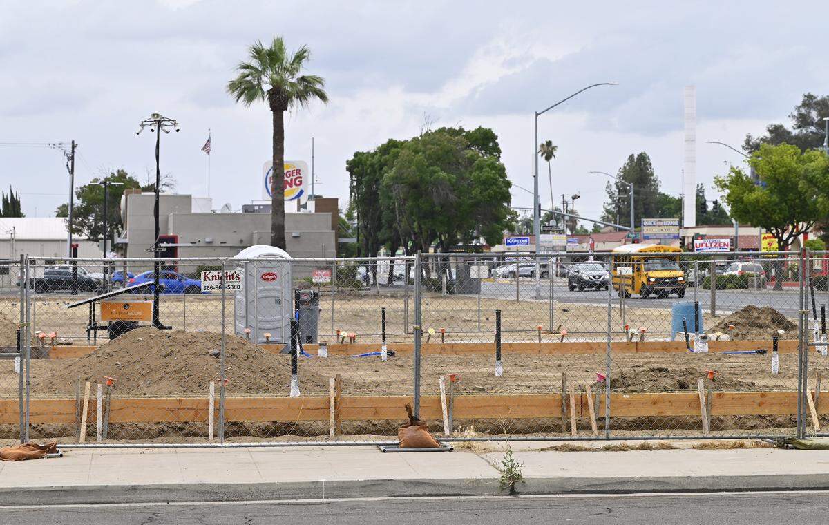 New construction at Kings Canyon Road and Backer Avenue, photographed Thursday, May 28, 2026 in Fresno.