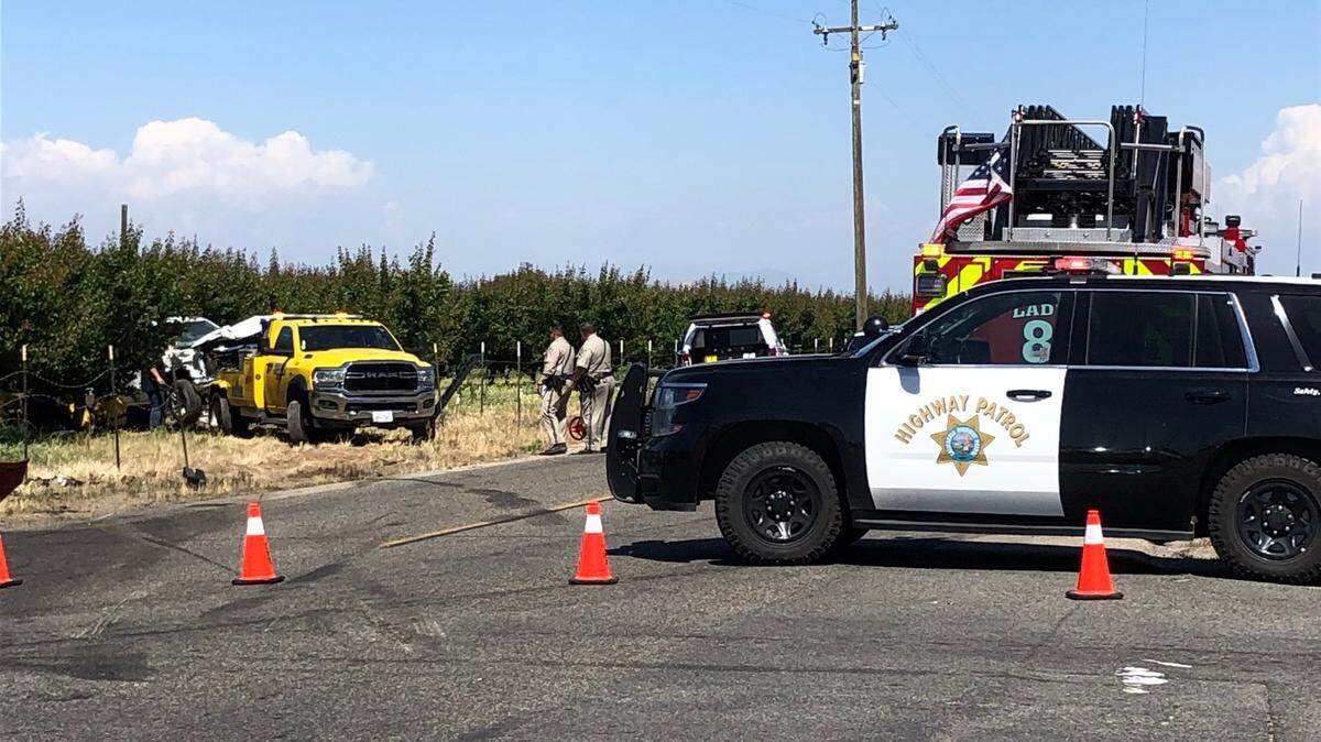 Two people were killed in a two-vehicle crash in Fresno County on Thursday, May 16, 2024.
