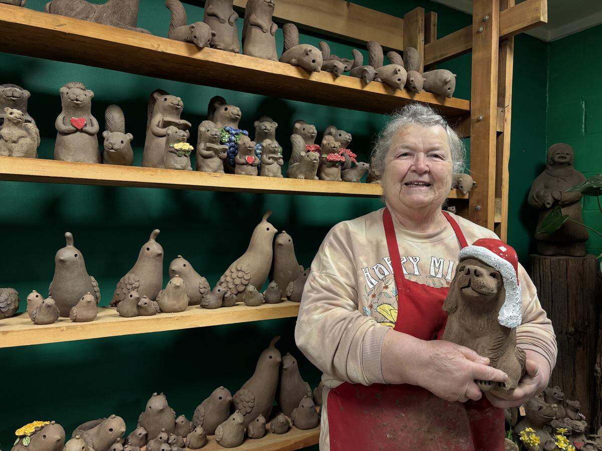 Artist Lydia Buciok worked with local sculptor Margaret Hudson for 40 years. Buciok now makes the animals that Hudson was known for before her death five years ago and that are sold in the studio in central Fresno.