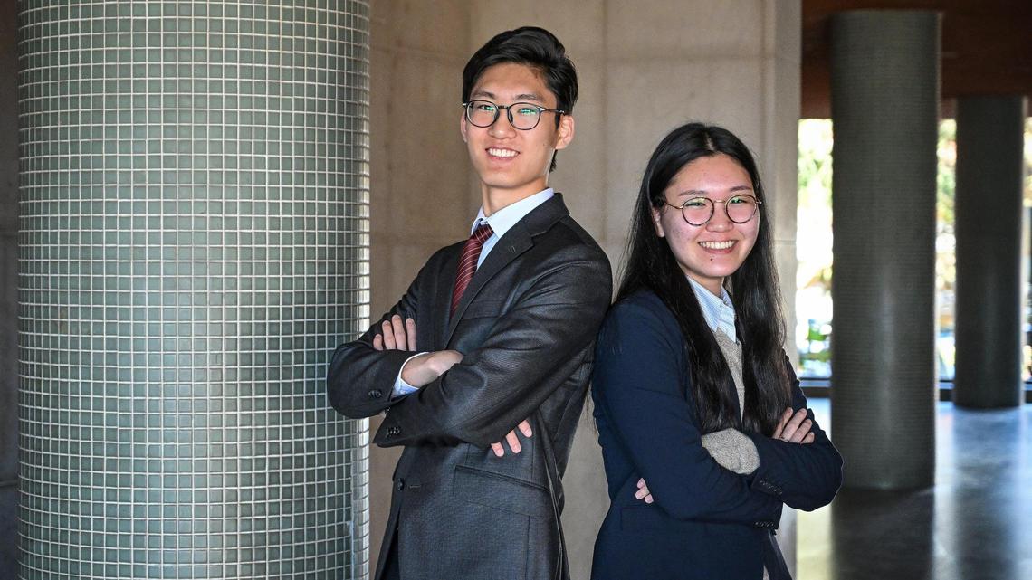 Peter Park, 18 and his sister Sophia Park, 17, have both passed California’s bar exam at record-setting young ages and now work at the Tulare County District Attorney’s Office.