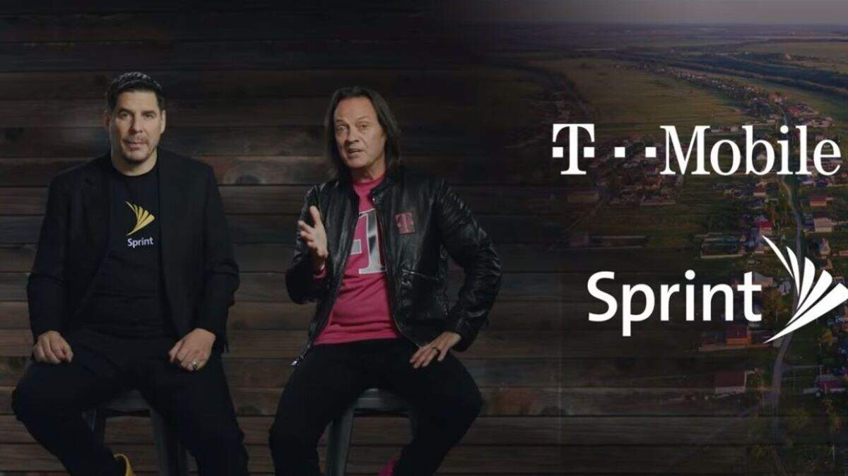 Sprint Corporation CEO Marcelo Claure, left, and T-Mobile CEO John Legere announce plans for their two companies to merge in a screen-capture from a May 1, 2018 video. The two companies announced on Wednesday, April 3, 2019 that the Fresno County city of Kingsburg has been selected as a site for a new customer call center that will hire 1,000 employees.