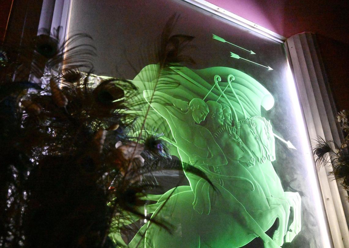 The Art Deco decor is a feature inside the Towear Theatre, a stop during the 2024 Fresno High Neighborhood Holiday Home Tour Monday evening, Dec. 2, 2024.