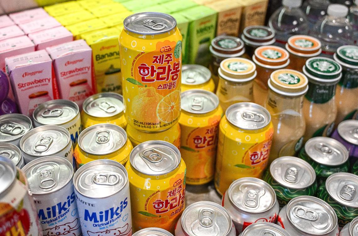 Asian drinks are available as well as more well-known beverages at Paik’s Noodle in Fresno.