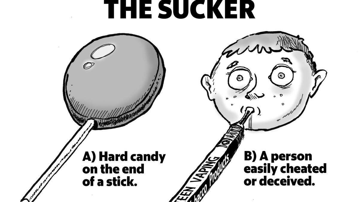 The tobacco industry and the growing use of e-cigarettes among teenagers. Some flavors available are attractive to the pallet of children.