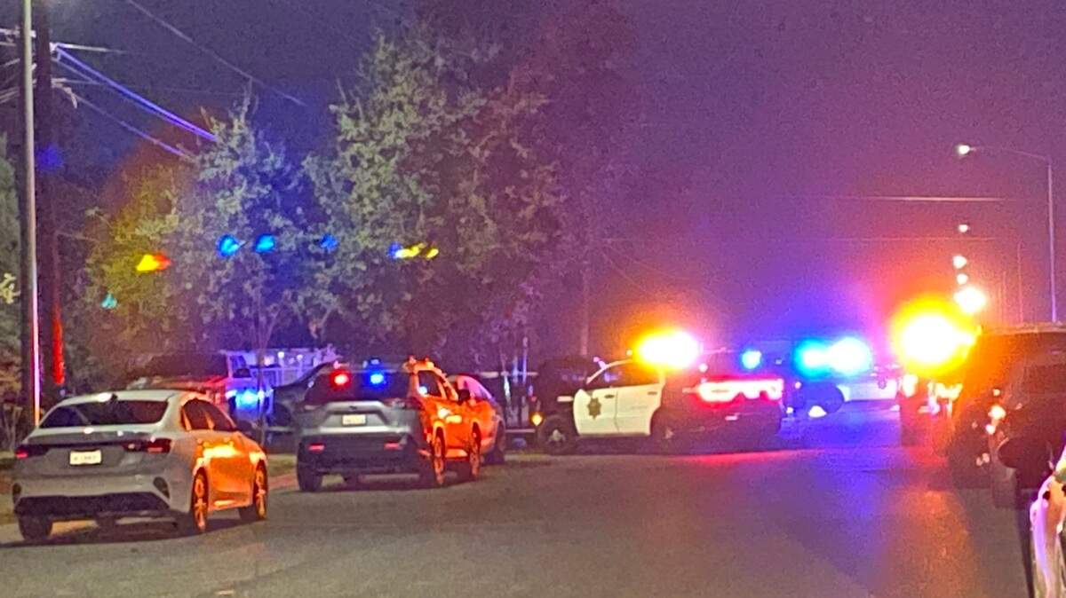 Two men were injured in a shooting on Sunday, Nov. 3, 2024 in Fresno, California.