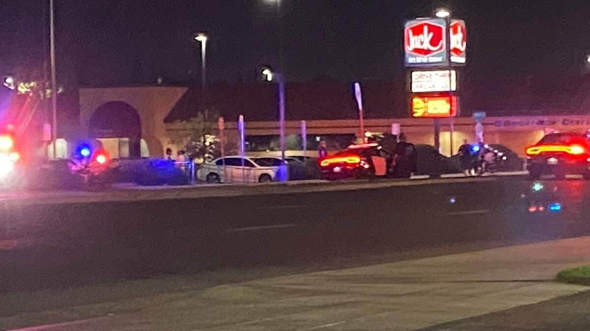 A man on a wheelchair was struck by a vehicle on North Blackstone and East Magill avenues in Fresno, California on Friday, Aug. 25, 2023.