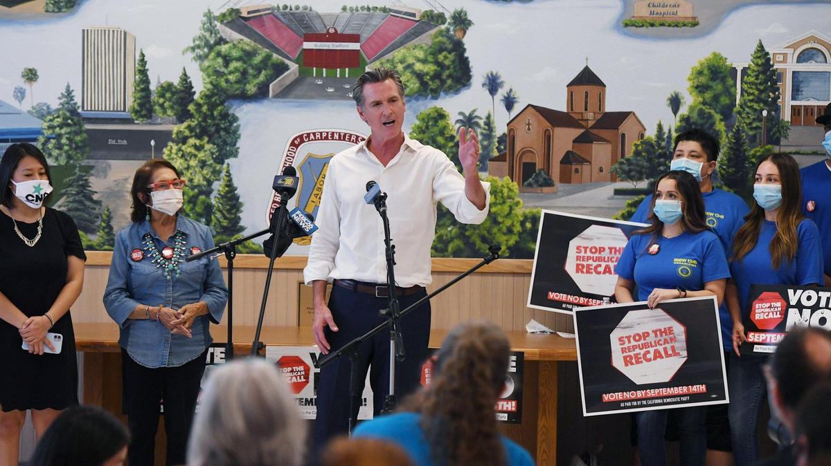 Gov. Gavin Newsom on Sept. 22, 2021 vetoed a bill that would have allowed farm workers to participate in union elections with vote-by-mail ballots.