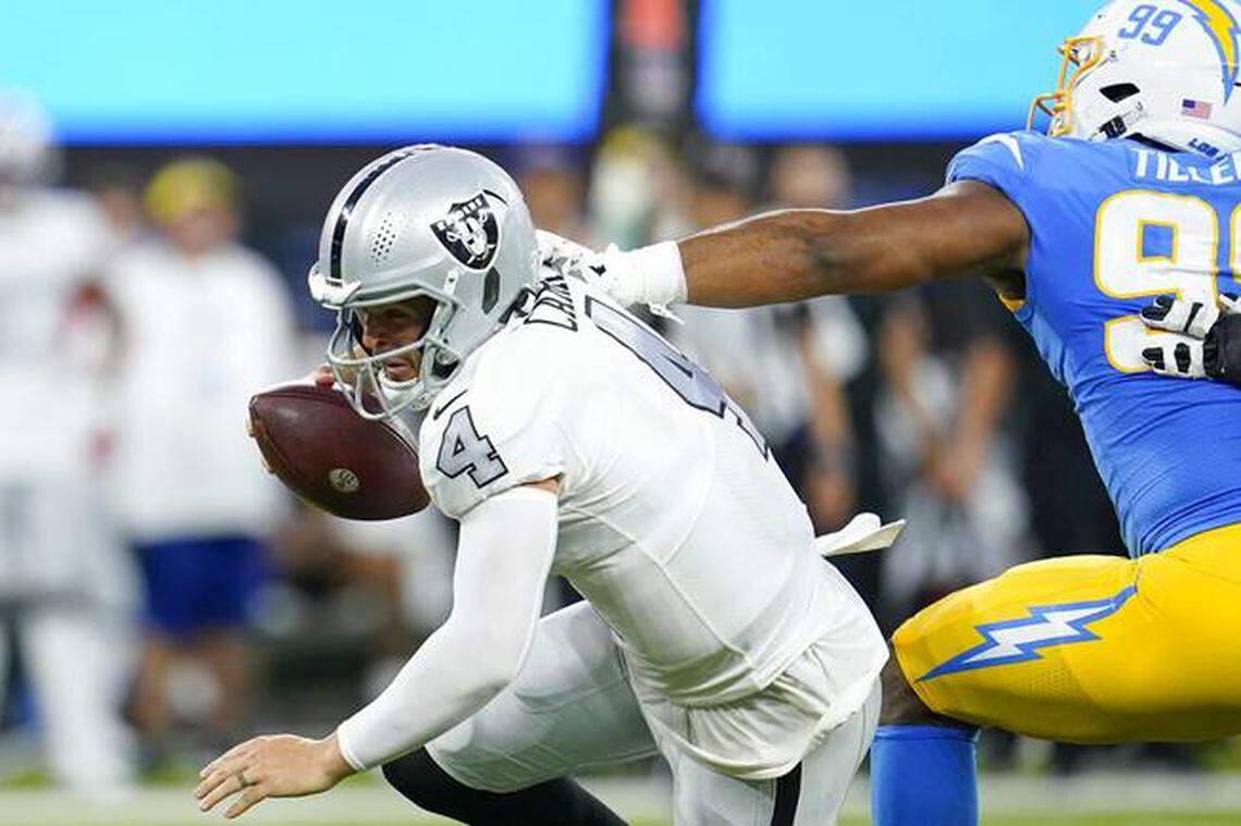 The Las Vegas Raiders and Los Angeles Chargers meet in the season opener at SoFi Stadium on Sunday, Sept. 11, 2022.