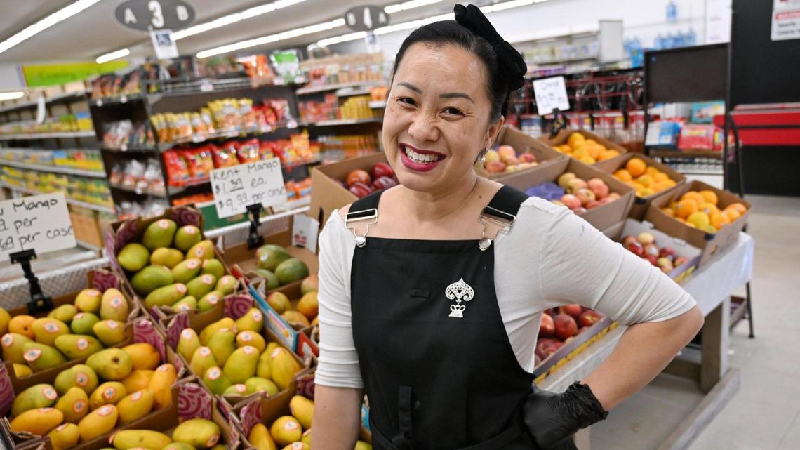 Nubchi Thao, popularly known as The Brioche Lady, has leased space and opened a new market along Clovis Avenue called TBL Asian Market, with plans to reopen her bakery inside. Currently selling Asian market items, the brioche should return next year, she said. Photographed Thursday, June 22, 2023.