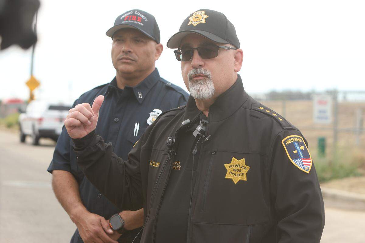 A 39-year-old worker was found dead at National Raisin Company's Fowler facility after presumed fall into a water digester; OSHA and dive teams are investigating. Fowler Police Chief Greg Gularte said Juan Patino was initially reported missing at 2:30 p.m. Thursday after he failed to check out. Due to hazardous conditions, including chemical exposure and sludge, specialized dive teams were called in from Utah to recover Patino's body which had surfaced within the digester.