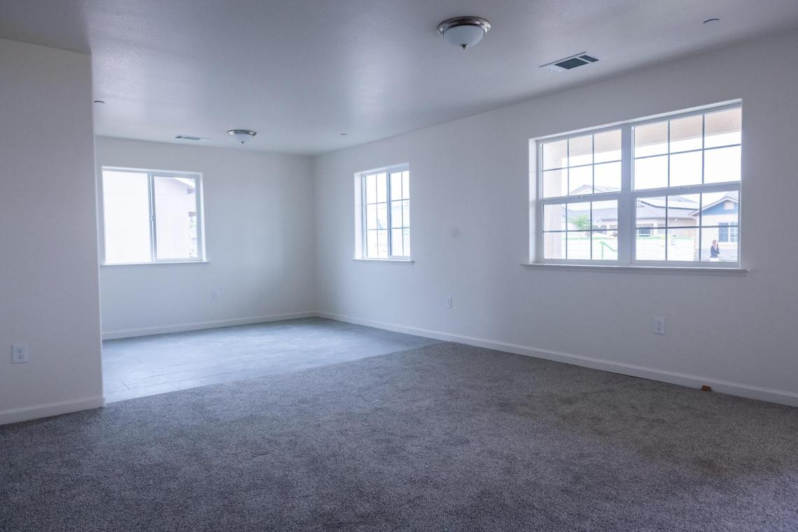 Inside of one of the new 22 homes in the Annadale Community on April 25, 2025.