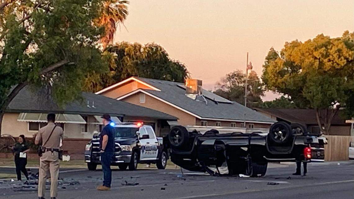 One man was killed Sunday in Clovis, California after an alleged drunken driver crossed into on-coming traffic, slammed into the vehicle head-on, injuring others.