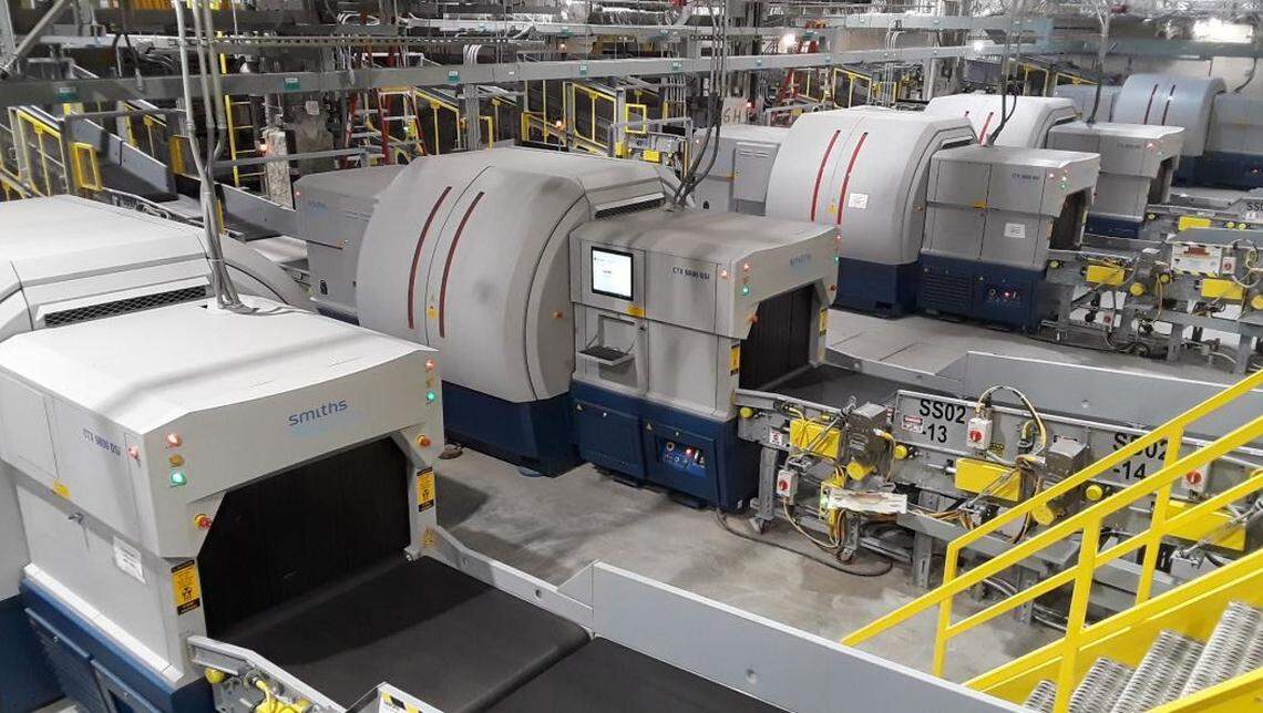 New X-ray machines like those pictured will be part of an updated baggage screening system at Fresno Yosemite International Airport as the terminal goes through a two-year expansion program, to be completed by the end of 2024.