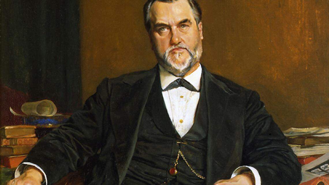 Leland Stanford, for whom the leading private university in Palo Alto is named.