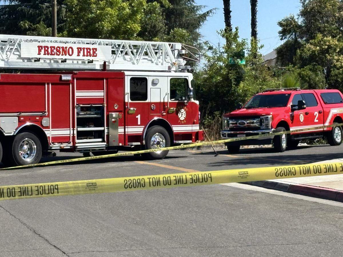 Crews from the Fresno Fire Department responded to Glenn Avenue, near Olive Avenue after a body was found in the canal on Tuesday, June 2, 2026.