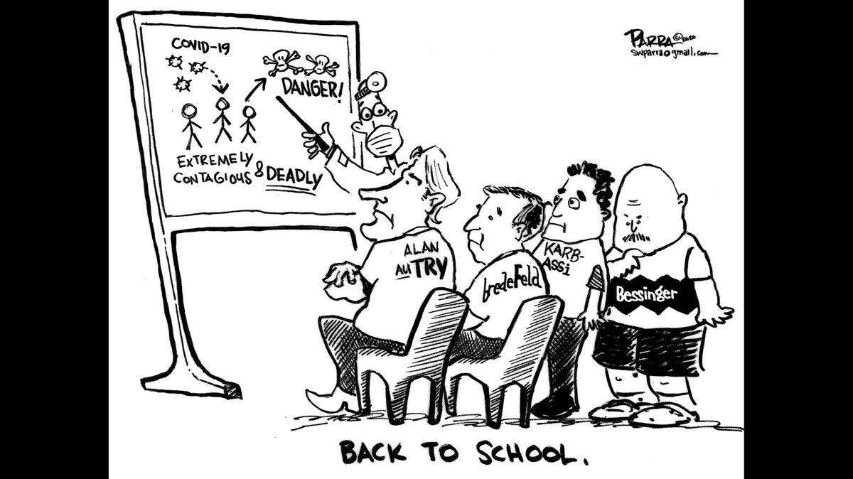 Getting schooled.