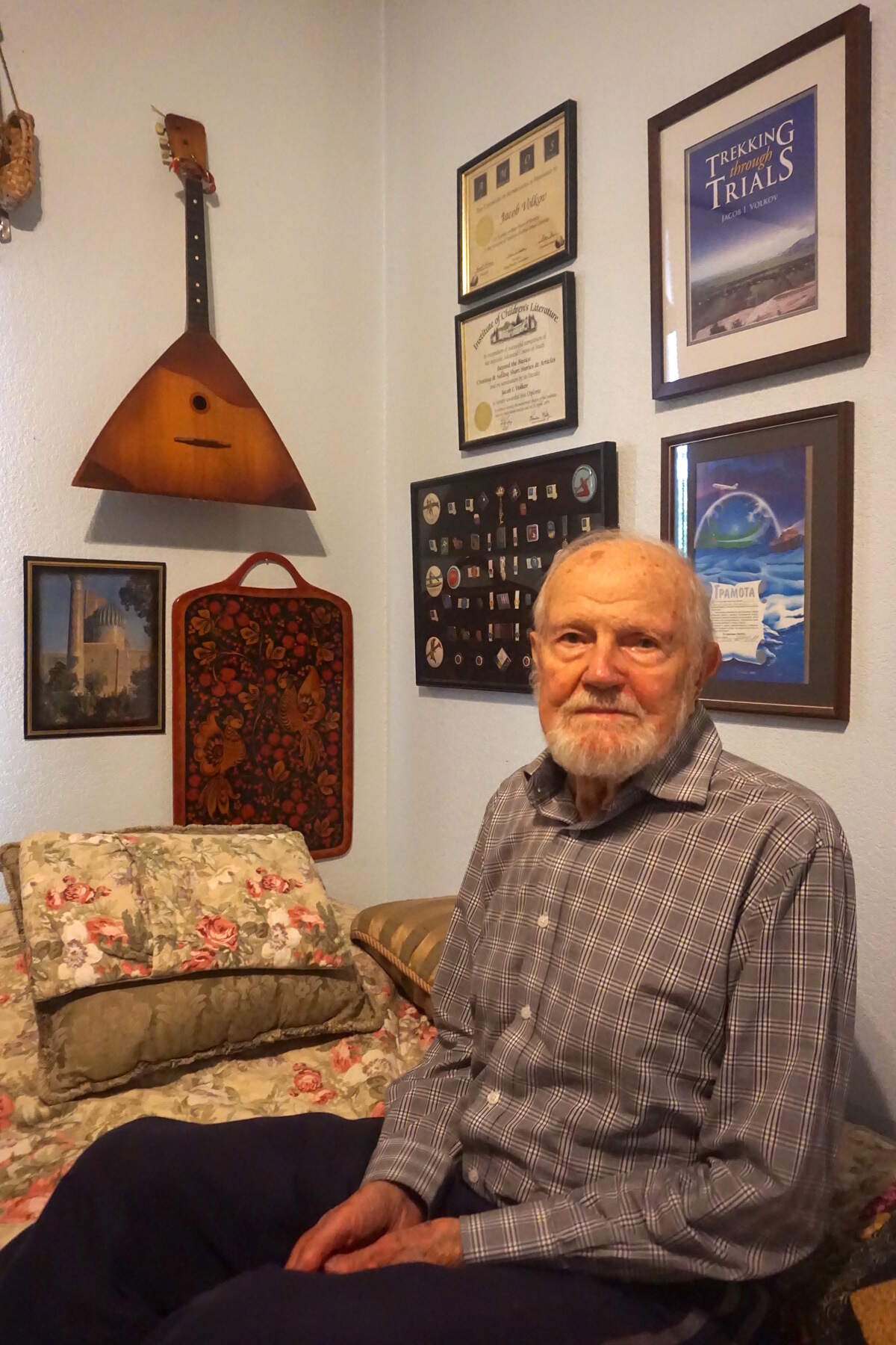 Jacob I. Volkov, author of “Trekking Through Trials,” is a retired English and Russian teacher.