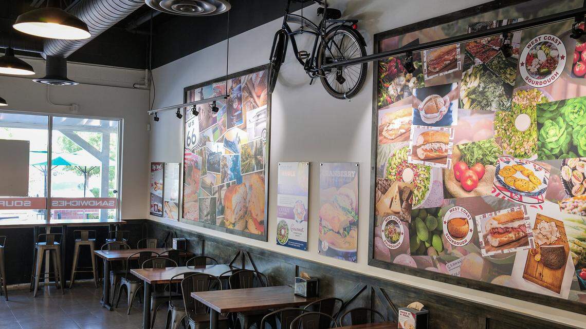 West Coast Sourdough opened a new spot next to Starbucks in the Save Mart shopping center on Willow south of Nees in Clovis. The chain sandwich shop is known for serving premium deli-style sandwiches on fresh, hand-rolled sourdough bread, along with soups, salads, and cookies