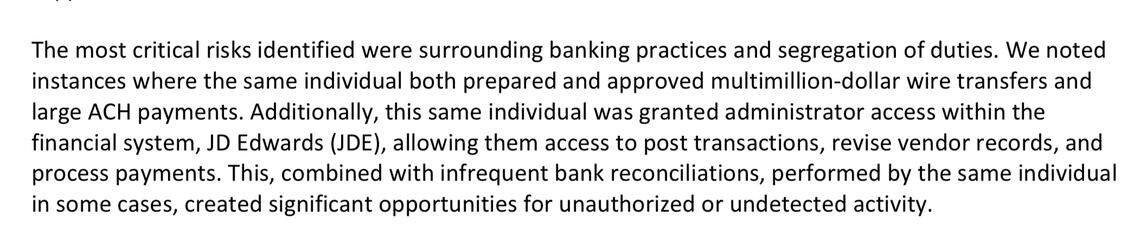 Excerpt from Cal-State review of the Fresno State Foundation.