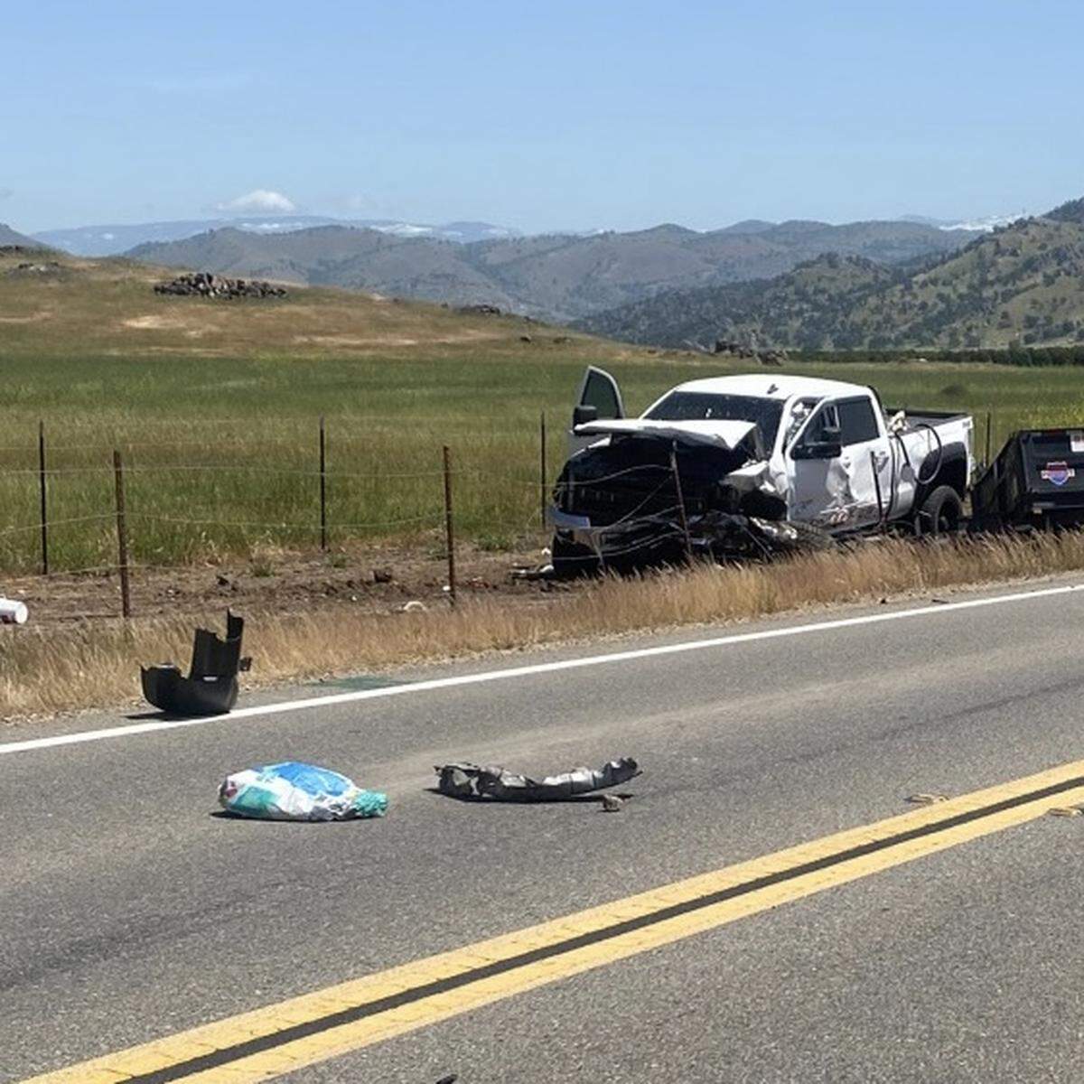 Two people were killed and others injured Tuesday, April 25, 2023, in a crash on Highway 180 near Alta Avenue, California Highway Patrol said.