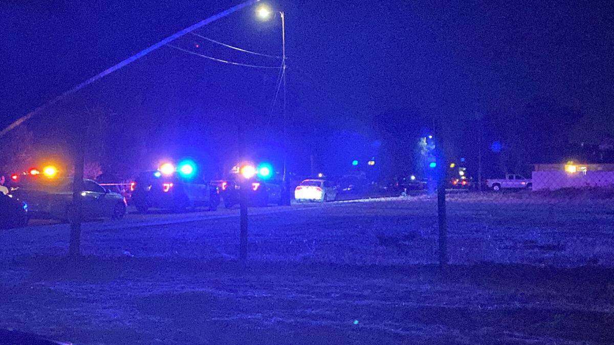 The Fresno Police Department investigated a shooting that happened on the 2600 block West Robinson Avenue, in Fresno, California on Friday, Oct. 13, 2023. A woman was shot twice.