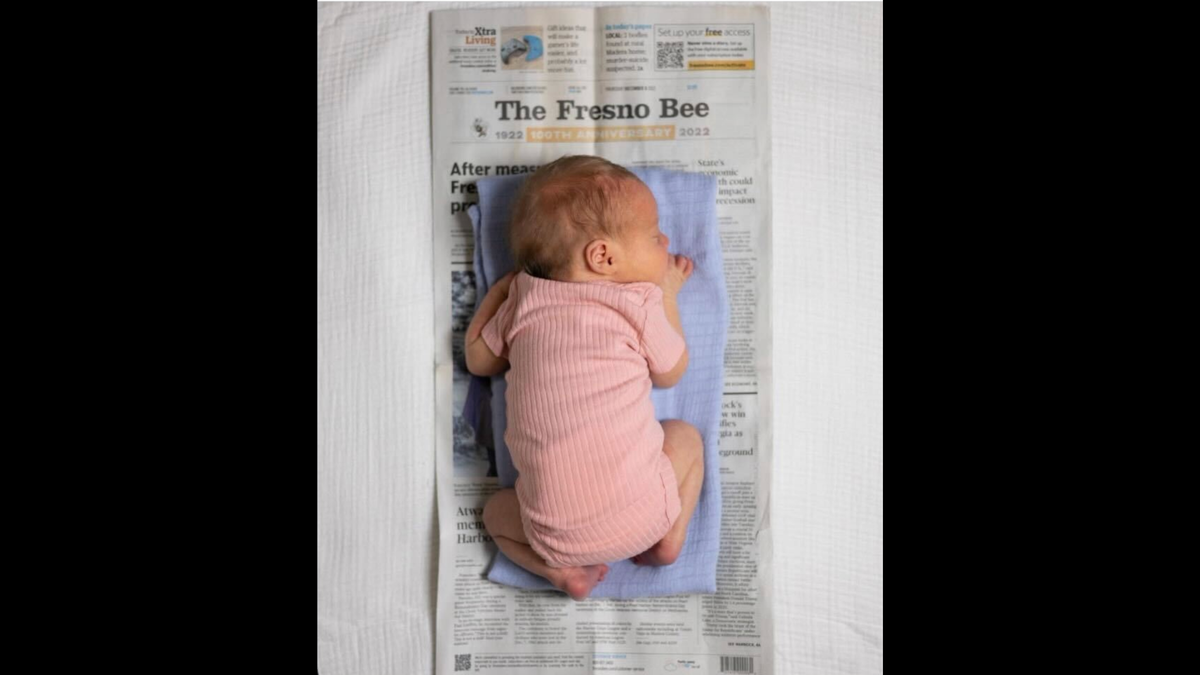 Baby photos of newborns lying on top of a newspaper has been an on-and-off trend that’s reemerged recently. But it’s been more difficult to do lately with newspapers not printed daily these days. Fresno resident Sierra Kopinski has taken similar baby photos for all four of her children. But she needed help finding a newspaper for her youngest child and reached out to a local Facebook mothers group to find a copy.