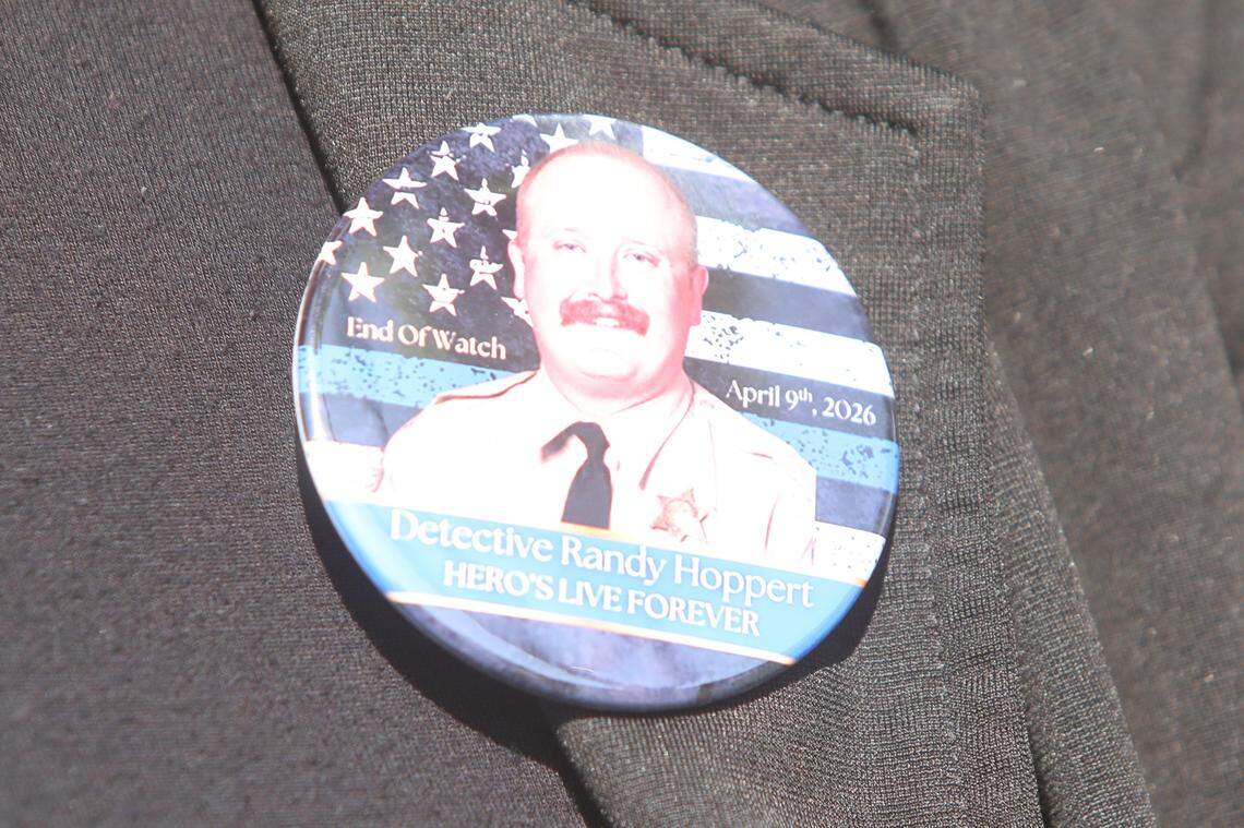 Family, law enforcement and community gathered Tuesday, April 28, 2026, in Visalia to remember Tulare County deputy Randy Hoppert's service and sacrifice after the fatal April ambush in north Porterville.