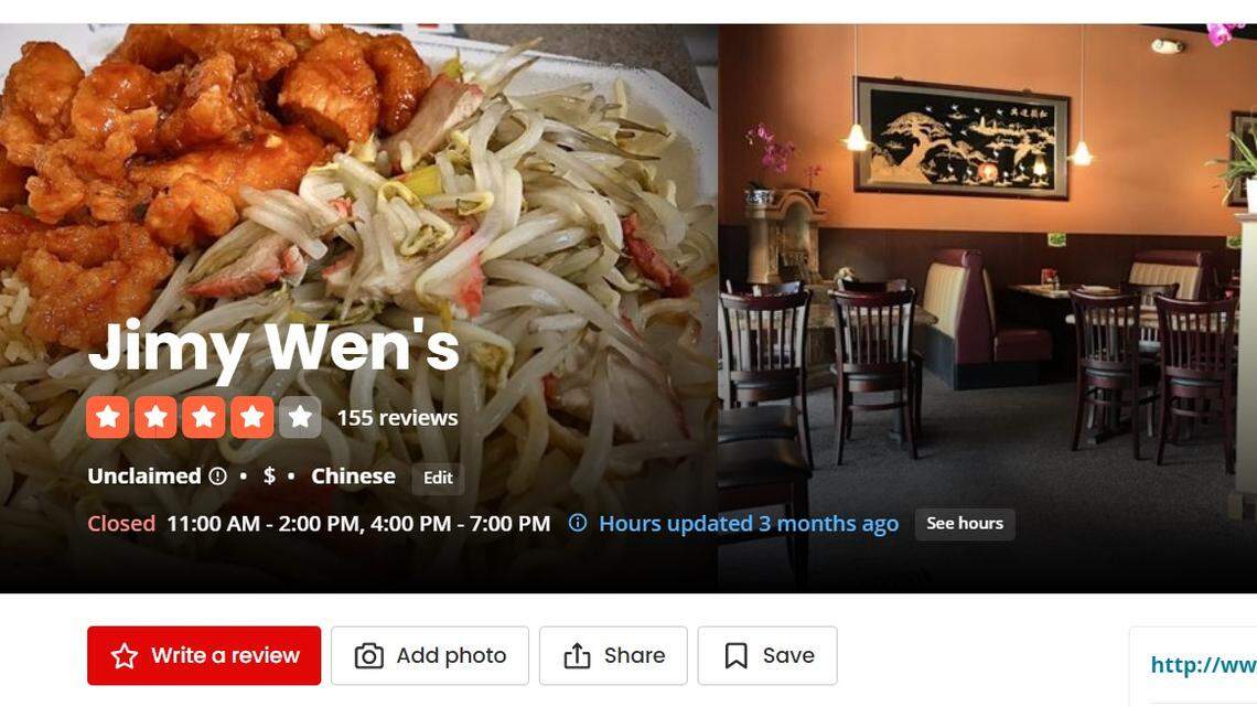 Jimy Wen’s is a Chinese restaurant with a following in northeast Fresno. The restaurant is temporarily closed as one of the owners recovers from a car accident.