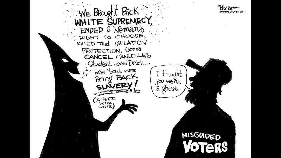 Halloween 2022: When political extremism is like a scary ghost, as depicted by SW Parra