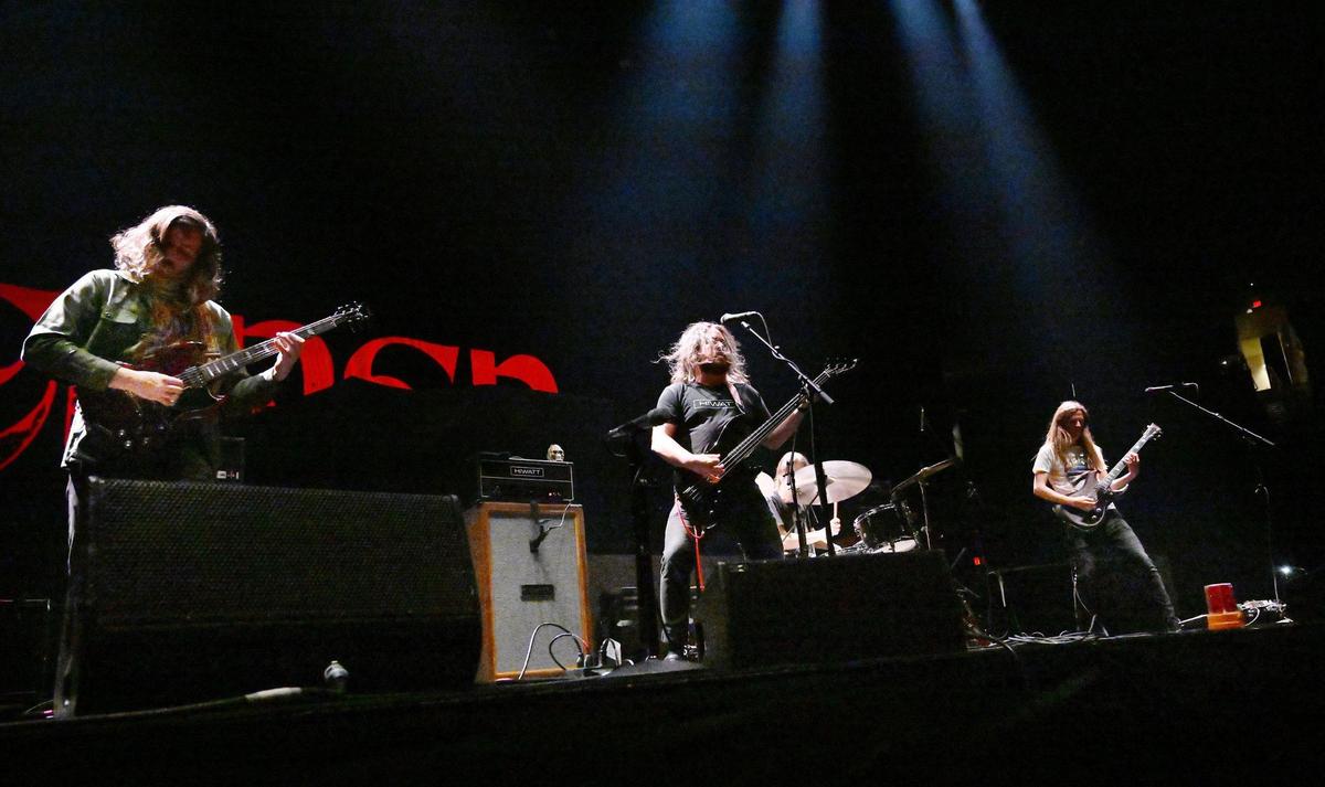 Tool opening act Elder performs at the Save Mart Center Monday, Feb 12, 2024 in Fresno.