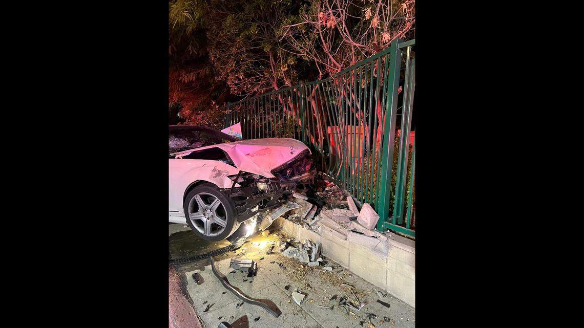 Councilmember Annalisa Perea on Wednesday, June 28, 2023, provided photos of recent Fresno crashes at the intersection of Clinton and Van Ness avenues.