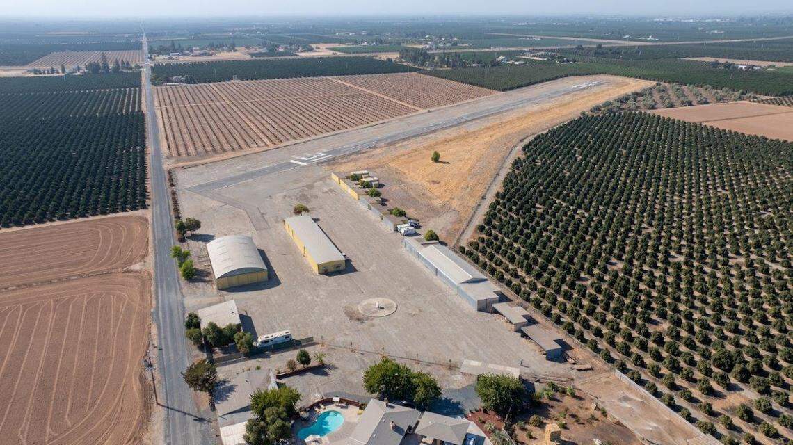 Eckert Field, a small airport facility in the small South Valley town of Strathmore, is for sale $1.275 million. The airport has ties to World War II.