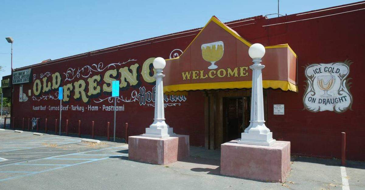 The Old Fresno Hofbrau restaurant is still fondly remembered by Fresnans. It closed and was torn down in 2007. A Grocery Outlet now stands on the site on Tulare Street in downtown Fresno.