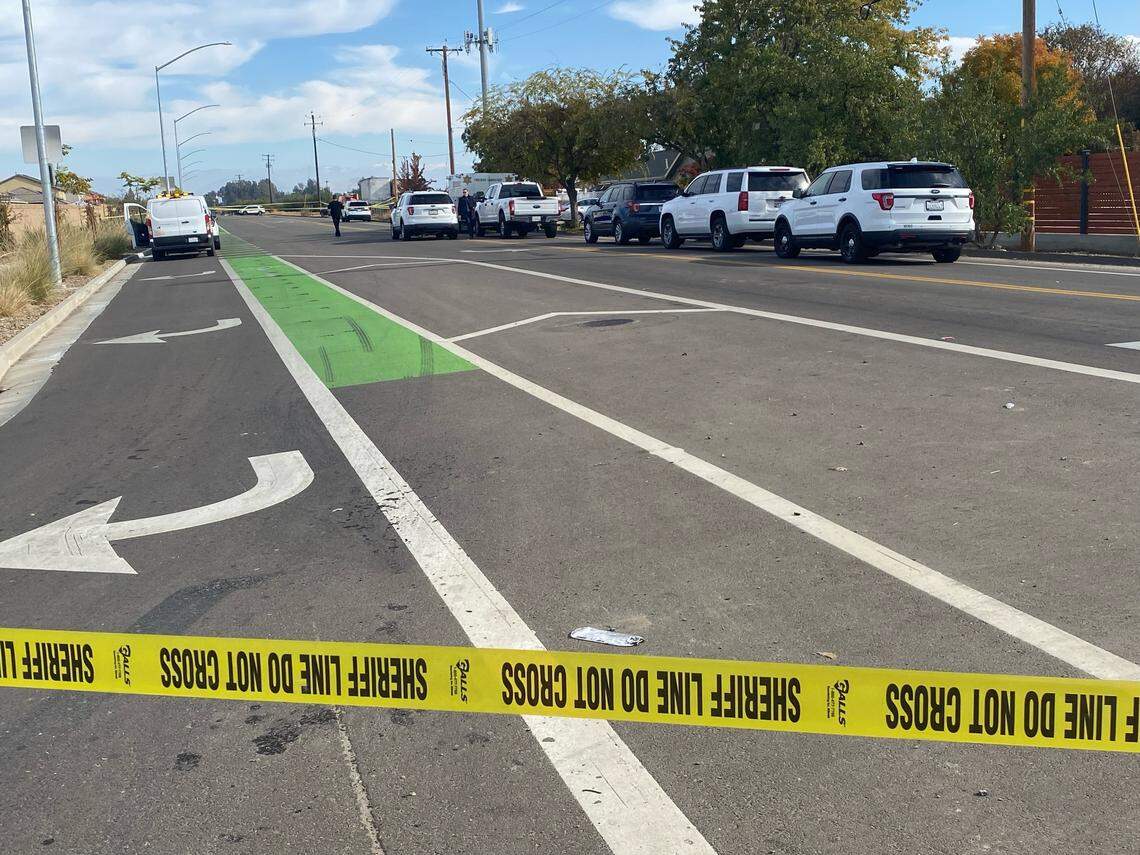 A woman who died from wounds in her front yard is being investigated as a homicide, according to the Fresno Country Sheriff’s Office.