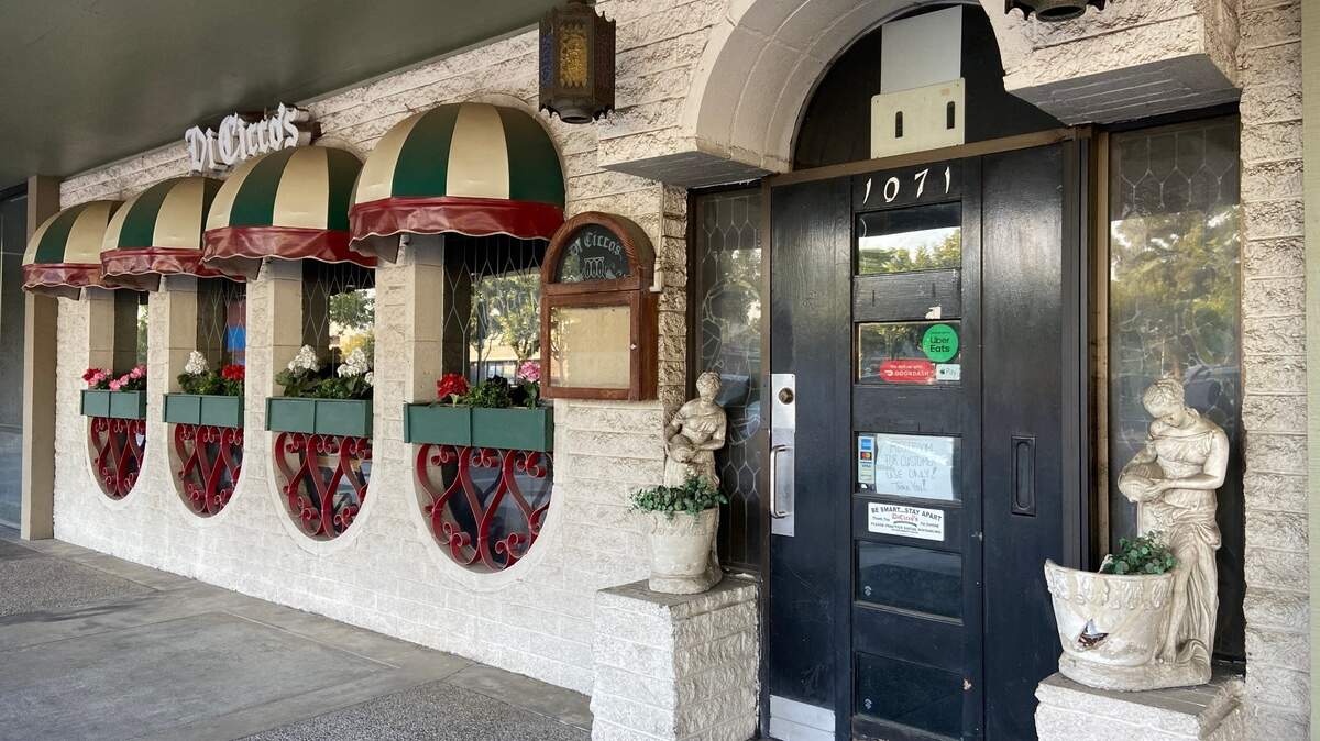 The DiCicco’s Italian Restaurant at First Street and Shaw Avenue has closed after more than 40 years in business.