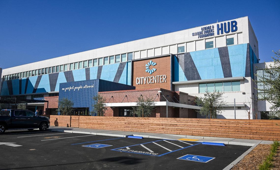 The Fresno Mission City Center facility is designed to help people overcome various crises with resources, information and shelter and is located near Blackstone and Dakota in Fresno.