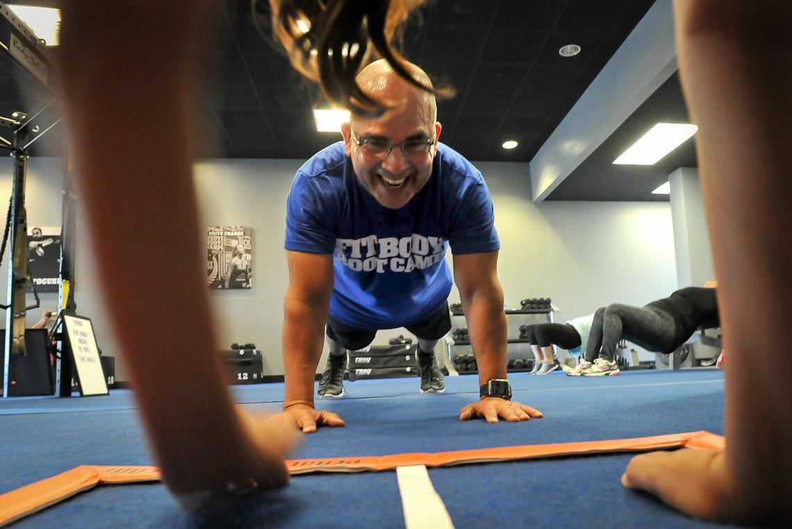 Michael Rodriguez, 55, who nearly died from West Nile virus in 2014, has channeled his experience into helping others at his Fit Body Boot Camp in Fresno. A former body building competitor, he formerly worked providing technical support for surgeons.