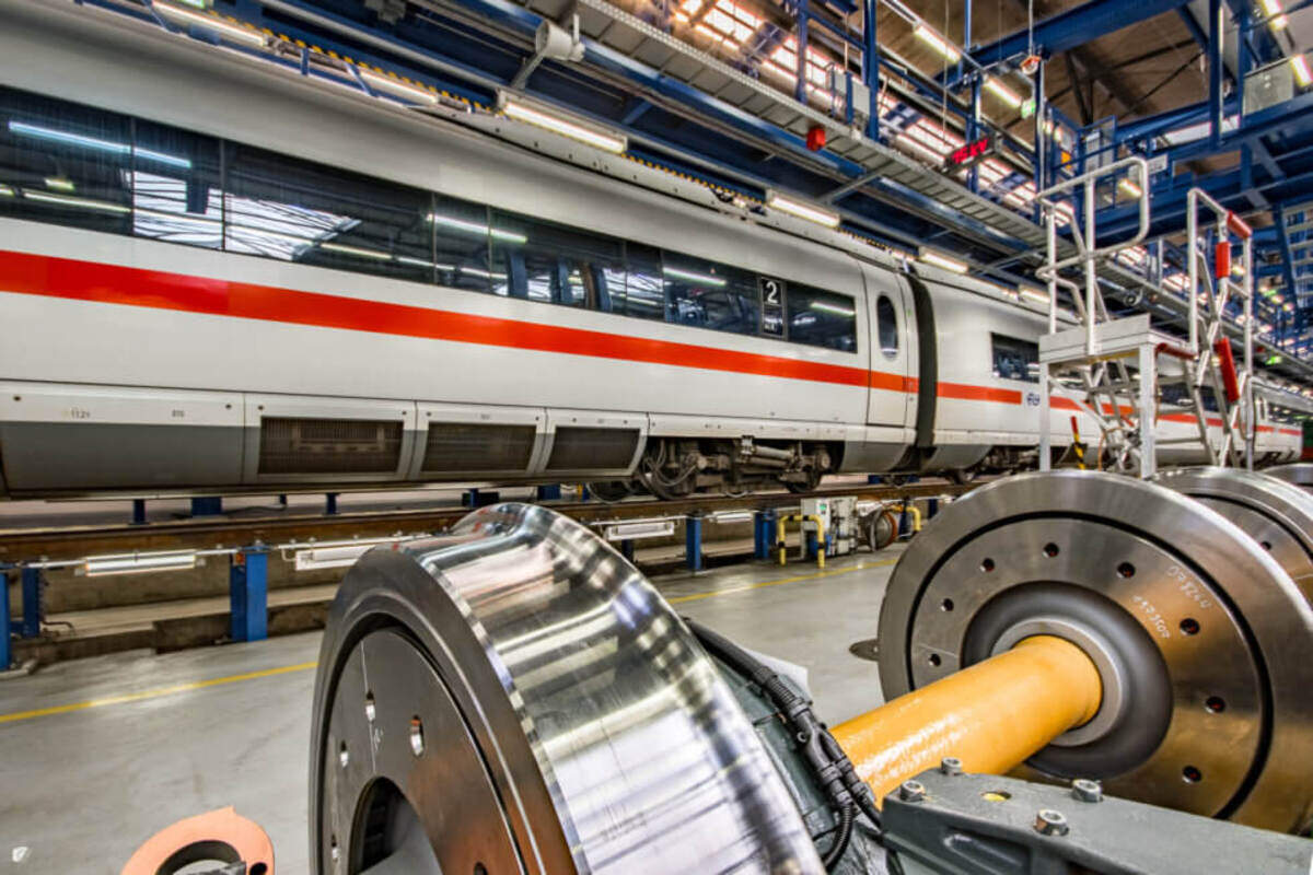 A photo posted on the California High-Speed Rail Authority’s website shows a heavy maintenance facility.