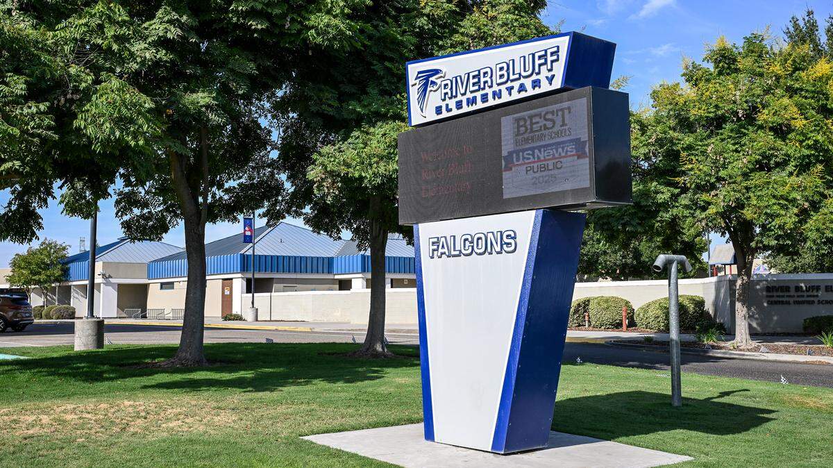 River Bluff Elementary School in Fresno’s Central Unified School District.