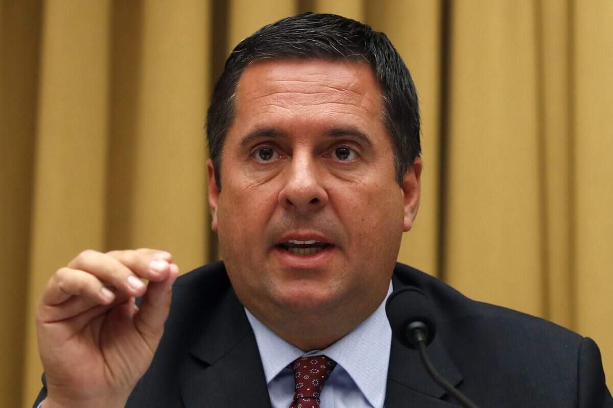 Rep. Devin Nunes, R-Tulare, ranking member of the House Intelligence Committee questions former special counsel Robert Mueller as he testifies before the House Intelligence Committee hearing on his report on Russian election interference, on Capitol Hill, Wednesday, July 24, 2019 in Washington.
