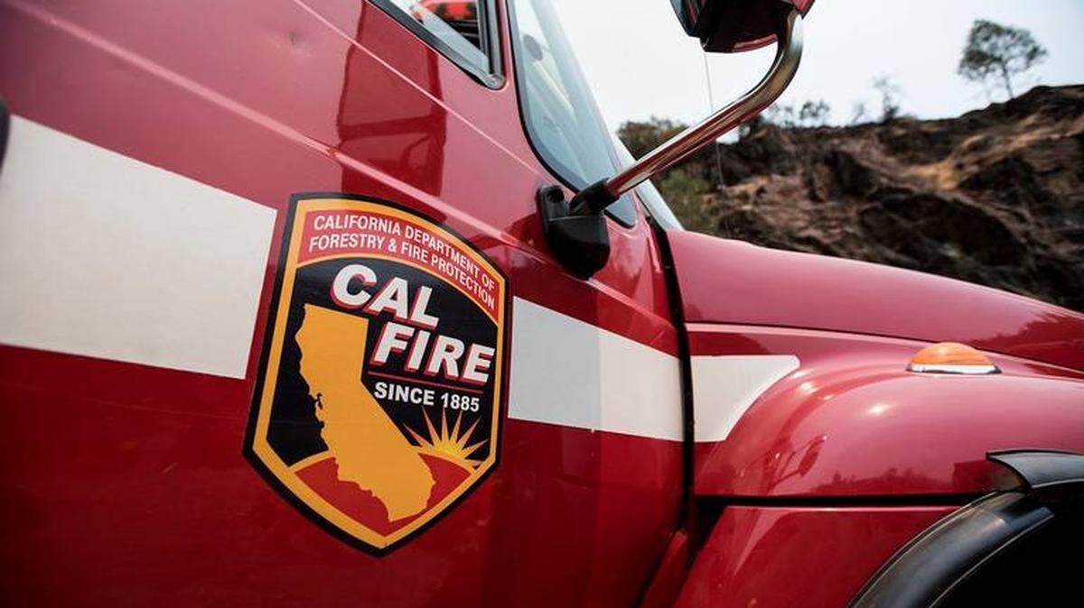 A CalFire truck
