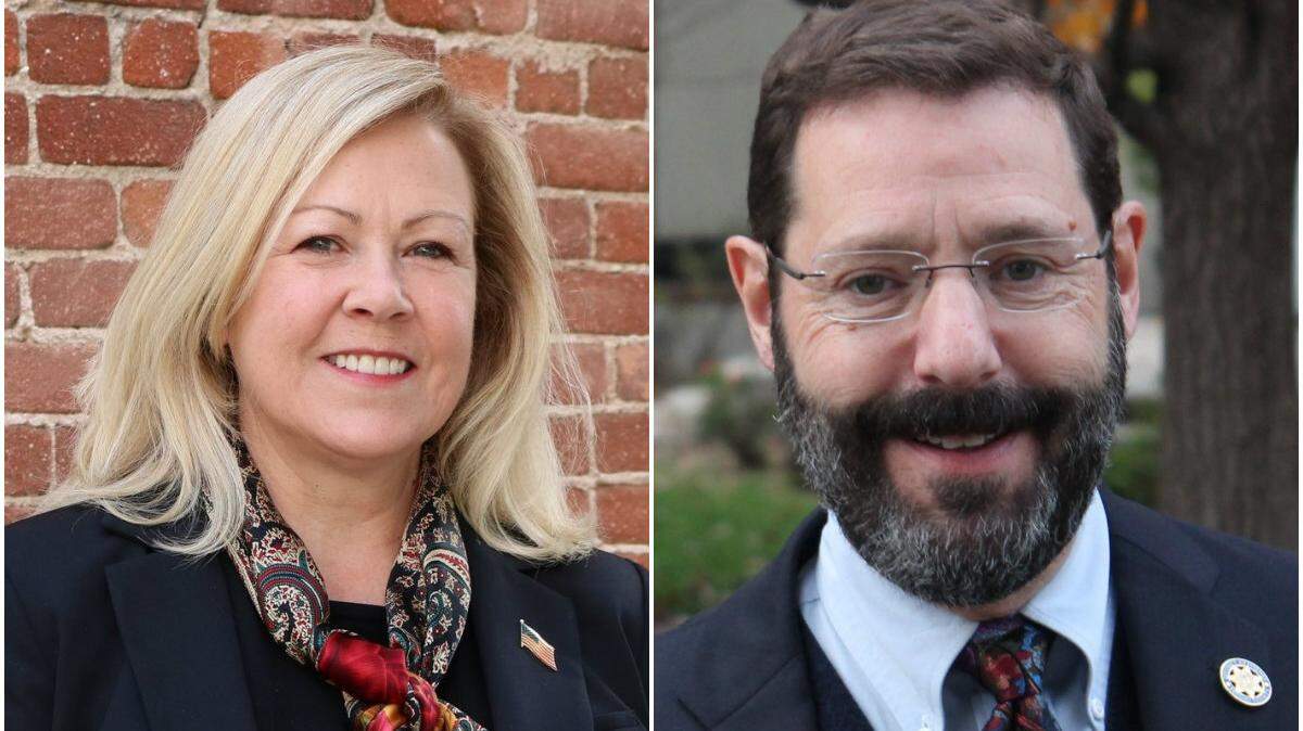 Elizabeth Egan, left, and Douglas Treisman, right, are former colleagues in the Fresno County District Attorney’s Office who are now opponents in a race for seat on the Fresno County Superior Court bench. March 3 is election day.