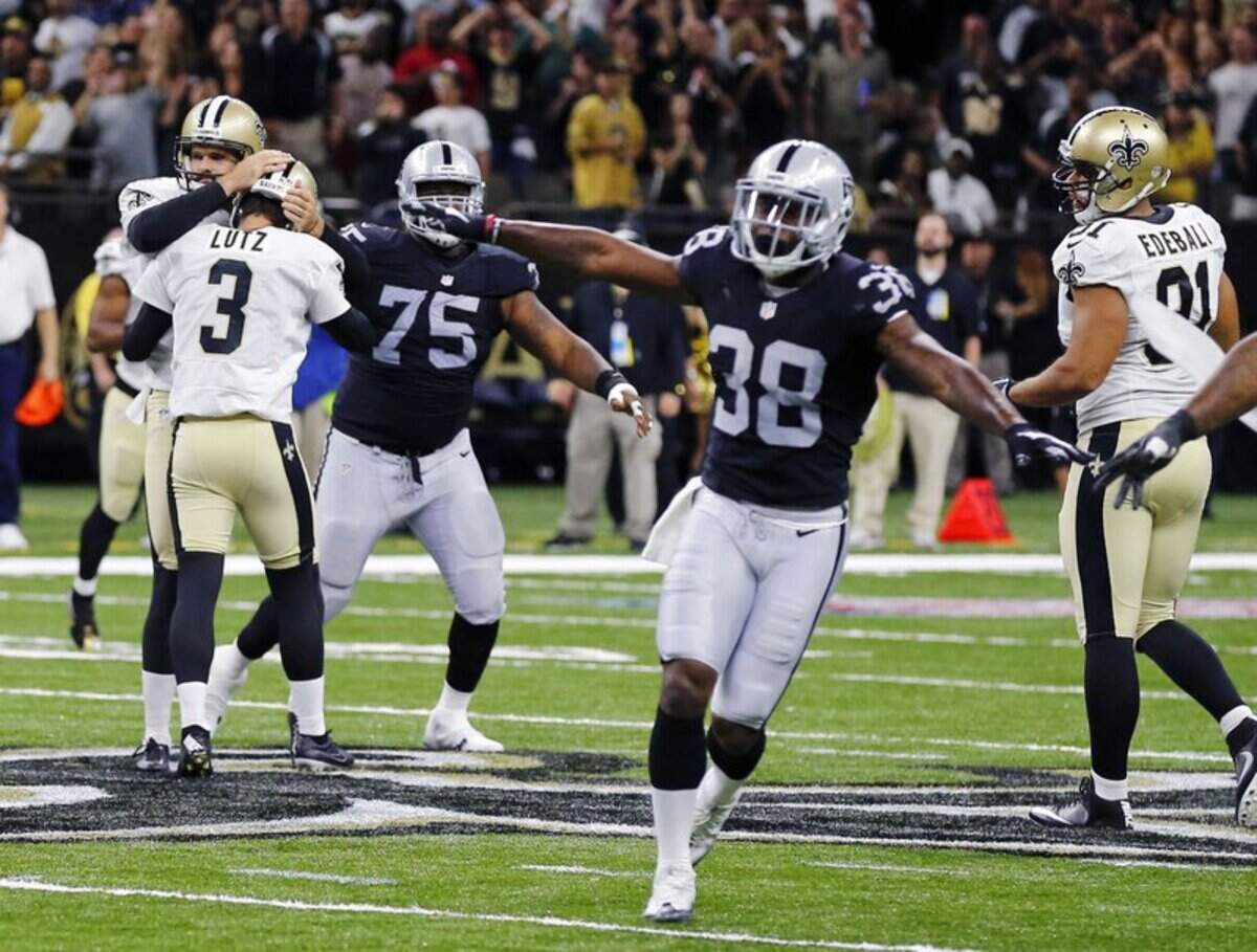 Las Vegas Raiders and New Orleans Saints meet at Caesars Superdome on Sunday, Oct. 30, 2022.