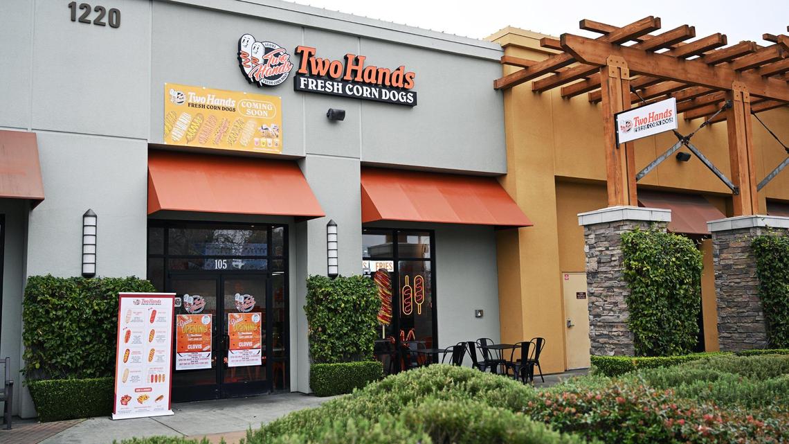 Two Hands Corn Dogs, serving Korean-style corn dogs in many varieties, will be holding its grand opening Saturday, Jan 20, near Sierra Vista Mall in Clovis. Photographed Thursday, Jan 18, 2024.